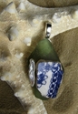 Jewelry-Sea Glass, Pottery Shard, Freshwater Pearl