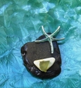 Jewelry--Found ObjectsSea Glass, Shell Fragment
