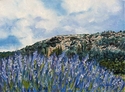 Painting--Oil-LandscapeProvence Hillside