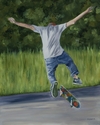 Painting--Oil-SportsHeel Kick