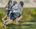 Painting--Oil-SportsReady To Score