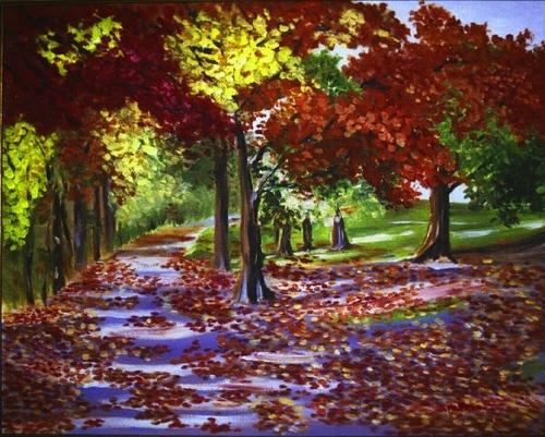 Painting-Landscape-Autumn in Arlington