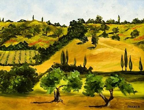 Painting-Landscape-Under The Tuscan Sun