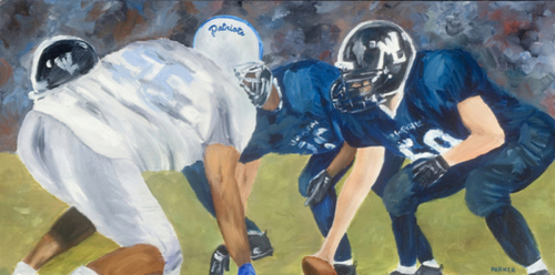 Painting-Sports-Rival Faceoff