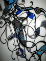 Illustration-Custom made hand-painted Surfboard (2009) (Detail)