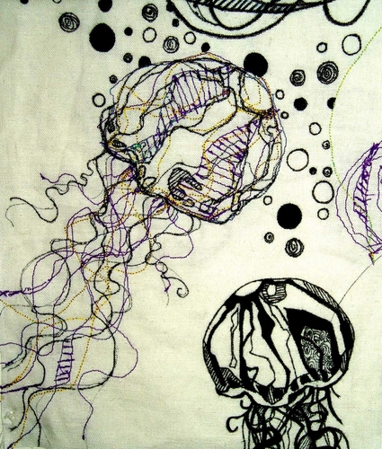 Mixed Media-Jellyfish (2007) - Sold