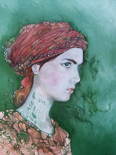 Painting-Foreign Girl