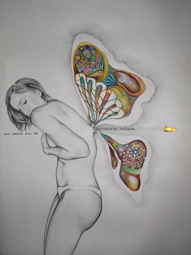 Mixed Media-Representational-What Doesn't Kill Me...