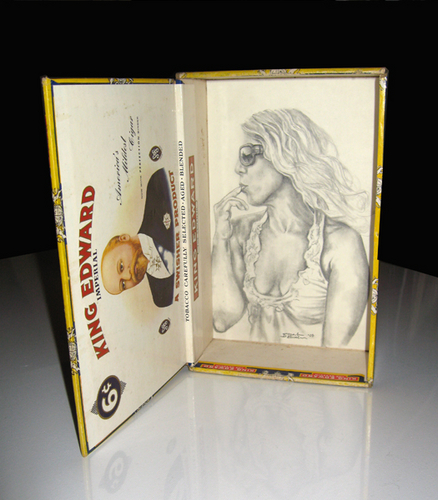 Drawing-Cigar Box Amy