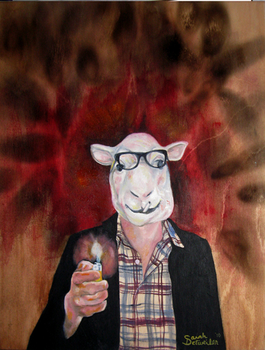 Painting-Figurative-Ryan the Lamb