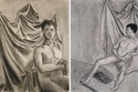 Drawing--CharcoalFigure Studies, Long Pose