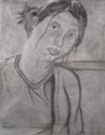 Drawing--CharcoalSelf-Portrait