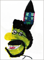 Drawing-A jolly Mr. Chernick thinks of home.