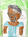 Drawing-A well-groomed Mr. Chernick returns from the tanning salon..