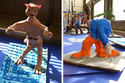 Sculpture-Creatures in Clay, �Kangaroo� Clay, Armature Wire, and Tempera Paint, Grade 5 (Special Education).
