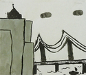 Drawing-Cityscape, Ink, Grade 5.