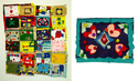 Fiber Art-Class Quilt, Felt and Pompoms, Grade 4.