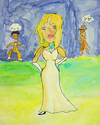Painting-Telling Stories Through Pictures: Creating Narrative Imagery, Watercolor, and Permanent Marker, Grade 5.
