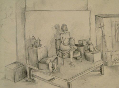 Drawing-Figure & Interior
