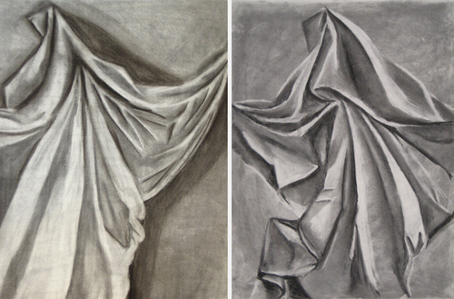 Drawing-Drapery Studies