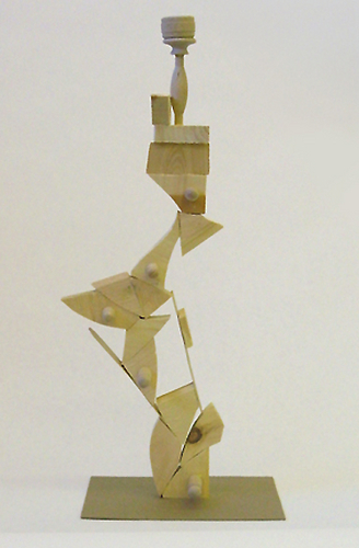 Sculpture-Fantasy Architecture, Wood, Grade 4.