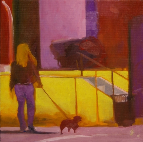 Figure%20with%20small%20dog%2C%20yellow (large view)
