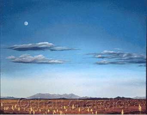 Painting-Landscape-Early Moon Over the Floridas