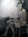 Blind Man with Glasses