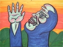 Figure in Blue #2,