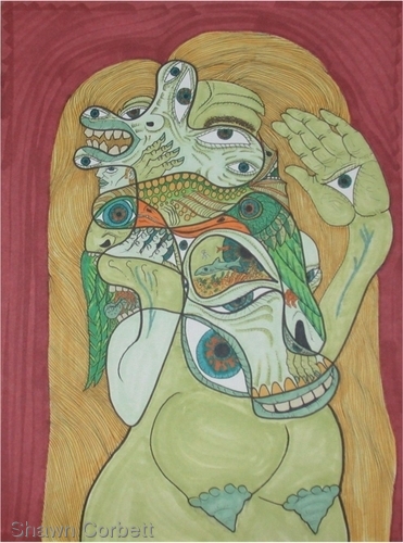 Drawing-Strip the Soul