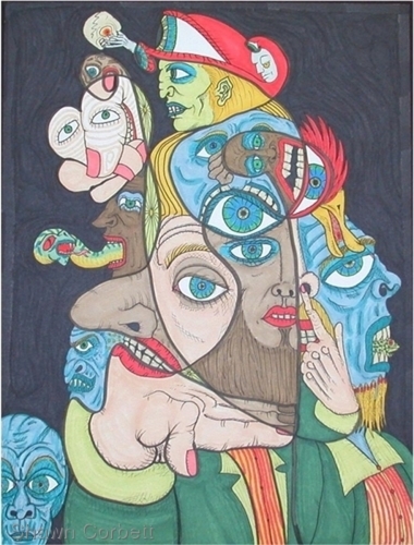 Drawing-Freudian Fire Chief