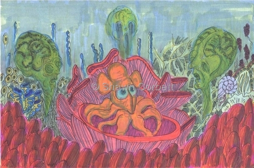 Drawing-Sea of Permutation 2, Fall 2009