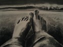 Painting, drawing, wood, charcoal, mixed media, figurative, portrait. -  Drawing