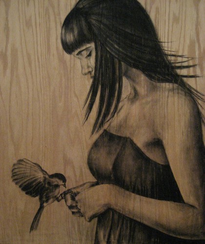 Mixed Media-...Through the Eyes of a Grieving Bird