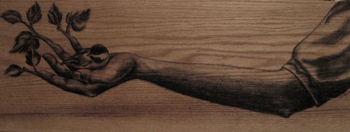 Drawing-In the Garden