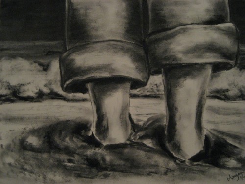 Drawing-Charcoal-LaJolla Cove
