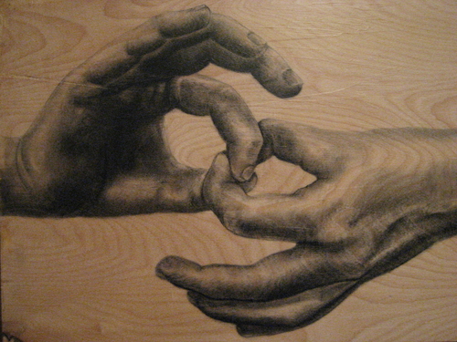 Painting-She's Got One Magic Trick, Just One, That's It
