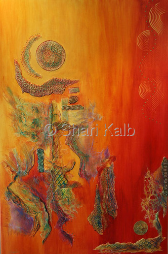Mixed Media-She Dances