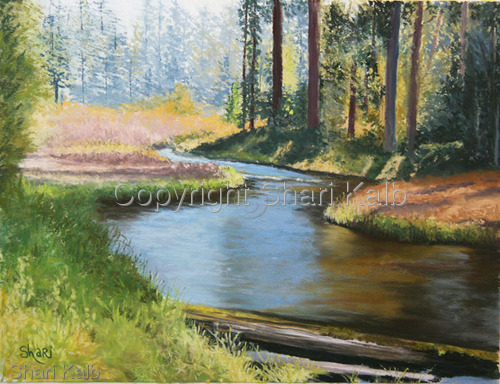 Painting-Landscape-Little Butte Creek