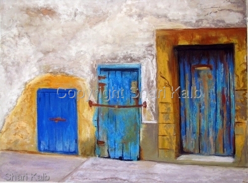 Painting-Landscape-Doors of Morocco