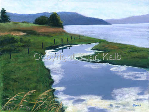 Painting-Landscape-Lopez Island View
