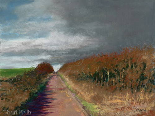 Painting-Landscape-The Road Home