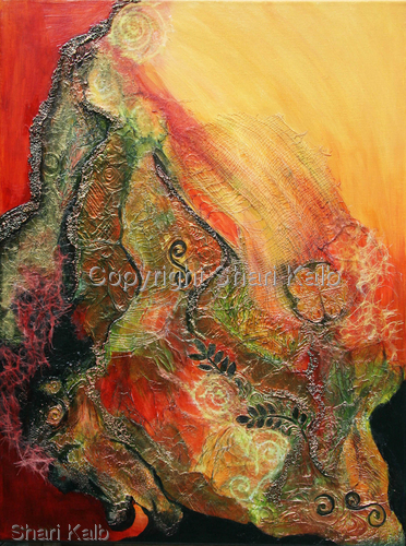 Mixed Media-Non-representational-Lumessence