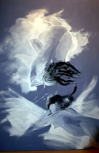 Painting-Figurative-Celestial Flight Duo