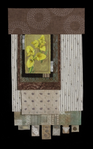 Fiber Art-Botanical-Guarded Optimism