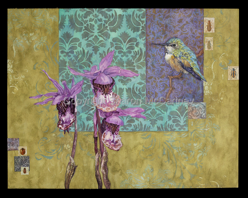 Painting-Floral-Fly Away Home