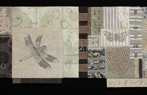 Fiber Art-Wildlife-The Truth At Last, Detail 2
