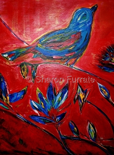 Painting-Acrylic-Looking for Love in All the Hot Places