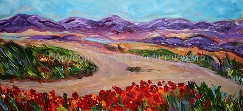Painting-Acrylic-Purple Mountain High