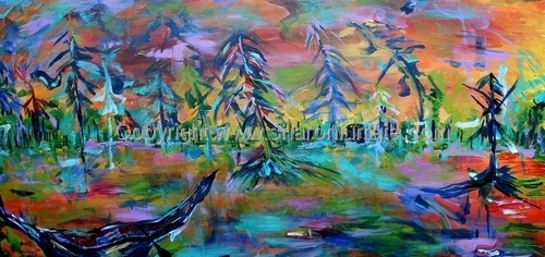 Painting-Acrylic-Mellow Marsh